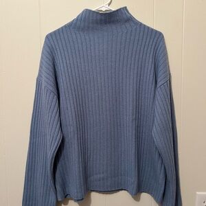 Baby blue cashmere sweater